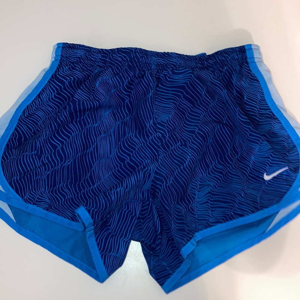 blue nike shorts